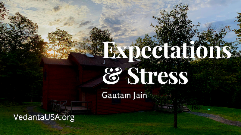 Learn how to become stress free and tailor your expectations according to correct assessment by Gautamji - senior disciple of Swami Parthasarathy